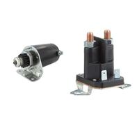 GREENSTAR - Démarreur Electrique - Pignon 16 Dents - Induit 98mm & 4621 Relais de démarreur pour Castelgarden TC102/TCP122