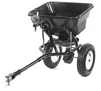 GREENSTAR - Épandeur Rotatif à Tracter - Capacité Max : 36 kg - Débit Réglable - Largeur Epandage : 2,5 à 3,5 m - Pneus 10" avec Chambre à Air