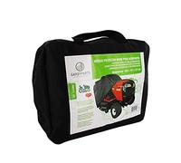 GREENSTAR - Housse Protection Tracteur Tondeuse - Pour Tondeuse Autoportée à Éjection Arrière - Polyester - Noire - Dimensions : 203 x 127 x 137 cm