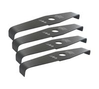 GREENSTAR - Lame 2 Dents - Spéciale Ronces - Adaptable Pour Débroussailleuse - Coupe De 320 mm, Alésage 20 mm & Epaisseur 4 mm - Qualité Supérieure, Noir (Lot de 4)