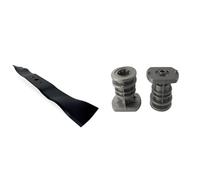 GREENSTAR - Lame Mulching pour Tondeuse Honda, Castelgarden, Stiga - Longueur : 504 mm - Remplace Origine 81004381/1, 181004381/1, 1111-9122-01, 1111-9726-01, 1136-1029-01 & OYEU DE LAME