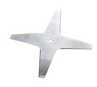 GREENSTAR - Lame Robot Tondeuse 4 Dents incurvée - Pour Robot AMBROGIO L50/L60, STIGA Autoclip 221/223/225S/228S, WIPER - Remplace Origine 50 D0018 02 - Diamètre Extérieur : 250 mm