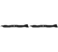 GREENSTAR - Lame Tondeuse Mulching - Adaptable Tondeuse CASTELGARDEN/HONDA Modèles 41PDE/41SPE - L.410 mm - Alésage 18,5 mm - Entraxe 65 mm (Lot de 2)