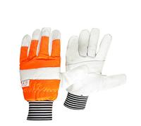 Greenstar OZAKI - Gants Tronçonneuse - Gants Demi-Saison Spécial Travaux de Tronçonnage - Protection Dos de la Main Gauche - Taille 10/L