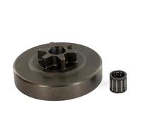 GREENSTAR - Pignon Etoile 3/8 Lp 6 Dents - Kit Pignon Démarrage Avec Roulement - Pour Tronçonneuse - Adaptable Modèles STIHL 020T, 200T, MS192T, MS200, MS200T