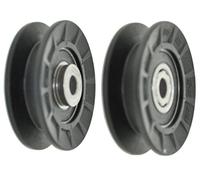 GREENSTAR - Poulie À Gorge En V Sur Roulement - Adaptable Pour Modèles AYP ROPER et HUSQVARNA CTH160 - Pièce Origine 165626 - Ø Ext: 63.5mm, Ø Int: 9.5mm, Largeur: 19mm - 0.065 m x 0.065 m x 0.020 m