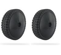 Greenstar Roue en plastique sur bague 27214, Universelle, Ø200 mm, Enjoliveur, 4 jeux de bagues de réduction de 8, 10, 12 et 12,7 mm (Lot de 2)