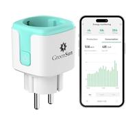 GreenSun Prise Connectée WiFi 16A Suivi Énergie Solaire Compatible Alexa