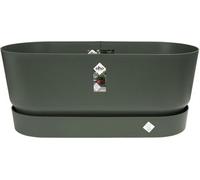 greenville bac à plantes 80cm roulettes vert feuillage