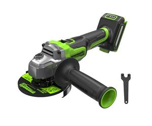 Greenworks 24V sans fil meuleuse angulaire disque de 125 mm, 9000RPM, moteur sans balais de 900W, pour gaucher ou droitier, SANS batterie ni chargeur AG590