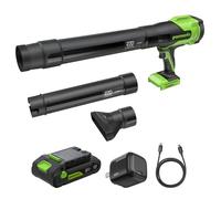 Greenworks POWERALL 24V Souffleur 209 km/h - Batterie 4Ah