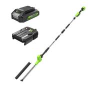 Greenworks POWERALL 24V Taille-haies sur perche 51cm Gen. II - Batterie 2Ah