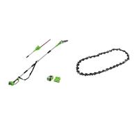 Greenworks 40V Scie à perche et taille-haie, chaîne avec batterie/chargeur 2 Ah