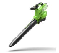 Greenworks 40V Souffleur / Aspirateur de feuilles 370 km/h - Sans batterie