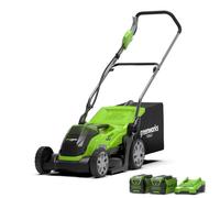 Greenworks 40V Tondeuse 35cm - 2x Batteries 2Ah