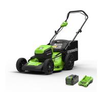 Greenworks 40V Tondeuse 46cm - Batterie 4Ah