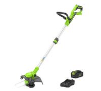 Coupe-bordure 30cm DVT 48V GREENWORKS - Batterie 2,0Ah et chargeur - G48GTE30K2