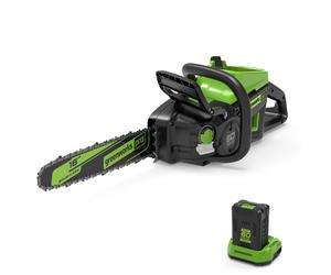 Greenworks 60V Tronçonneuse 40cm - Batterie 4Ah