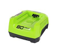 Greenworks 80V 4A Chargeur Universel, Sortie 340W, Compatible Avec Toutes les Batteries de la Série Greenworks 80V