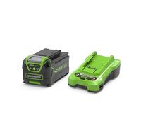 Greenworks Batterie 40V 4Ah et Chargeur Universel Puissance 2A adaptée à Tous Les Outils et Batteries de la série 40V - GSK40B4