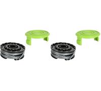 Greenworks Bobine Double Fil avec Carter de Protection, Fil de 2mm de Diamètre, 6m de Fil par Bobine pour 40V Coupe-Bordures G40LT G40LTK2 G40LTK2x (Lot de 2)