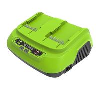 Greenworks 40V Chargeur rapide double emplacement 8A