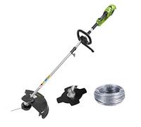 Greenworks Coupe-Bordure & Débroussailleuse à Fil Électrique 230V 40cm, Fil de Coupe 20m