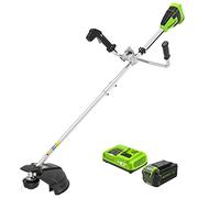 Greenworks Coupe-Bordures & Débroussailleuse 40V 40cm avec Batterie 4Ah et Rapide Chargeur 5A