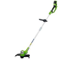 Greenworks Coupe-bordures sans fil 24V 30cm sans Batterie et Chargeur, Tte de Coupe Rotative et Inclinable, Poignee upplementaire G24LT30M