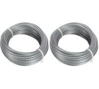 Greenworks Fil de Coupe 20m, Fil de 2mm de Diamètre pour Greenworks Coupe-Bordures GD40BC GD40BCB Séries (Lot de 2)