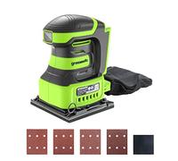 Greenworks Ponceuse excentrique G24SS14 24 V 11000 tr/min sans batterie ni chargeur – Garantie 3 ans