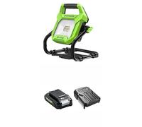 Greenworks G24WL Lampe de Travail Sans Fil 2000 Lumen + Batterie 24V 2Ah et Chargeur Universel