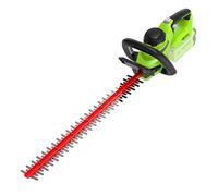 Greenworks G40HT61 Taille-Haie à Batterie, Lame Double Action de 61 cm, Coupe Jusqu'à 27 mm d'Épaisseur de Branches et de Tiges, 3000 tr/min SANS Batterie ni Chargeur 40V, Garantie 3 Ans