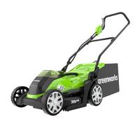 Greenworks Tondeuse à gazon G40LM35 40V 35 cm Sans batterie ni chargeur - Sac 40L