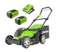 Greenworks 40V Tondeuse 41cm - 2x Batteries 2Ah