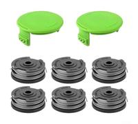 Greenworks G40LT Bobine double ligne pour débroussailleuse avec 6 bobines de rechange et installation facile