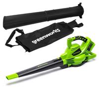 Greenworks GD24X2BV Souffleuse à feuilles Accu 48 V - Sans batterie ni chargeur