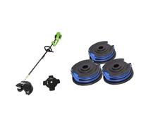 Greenworks GD40BC Débroussailleuse à Batterie avec Moteur sans Balai, Harnais, Hauteur Réglable & Bobine Double Fil 29187 pour Coupe-Herbe Greenworks 40 V G40LT G40LTK2 G40LTK2x