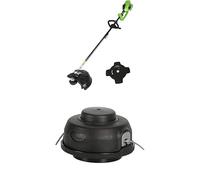 Greenworks GD40BC Débroussailleuse à Batterie avec Moteur sans Balai, Harnais, Hauteur Réglable & Tête de Coupe 2926507 pour Coupe-Bordures GD40BC GD40BCB Séries