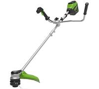 Greenworks GD60BCB - Coupe-gazon - 40 cm - Cordon en nylon - Poignée en U - 2 mm - Noir - Vert - Argent