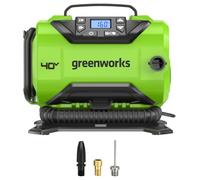Greenworks Gonfleur de pneu sans fil 40 V, Compresseur d'air Portatif Pompes 160 psi, Outil Uniquement