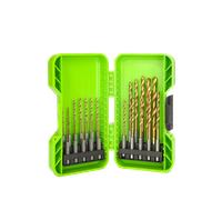 Greenworks Jeu de forets 22 pcs - Revêtement titane