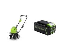 Greenworks Motobineuse sans Fil, Vert, 40V & Batterie 40V - Puissante Batterie Lithium-ION 4Ah pour Outils de Jardin et Électriques