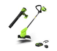 Greenworks POWERALL 24V Coupe-bordure 25cm + Souffleur 209 km/h Kit