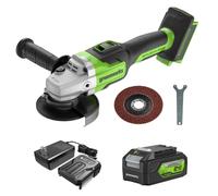 Greenworks POWERALL 24V Meuleuse d'angle - Batterie 4Ah