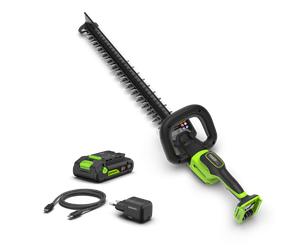 Greenworks POWERALL 24V Taille-haie 61cm Gen. II - Batterie 2Ah