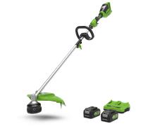 Greenworks POWERALL 48V (24V x 2) Coupe-bordure 40cm - 2x Batteries 4Ah