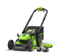 Greenworks POWERALL 48V (24V x 2) Tondeuse 46cm Autotractée Gen. II - 2x Batteries 4Ah