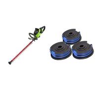 Greenworks Taille-haie sans Fil 66cm Lame à Double Action, Moteur Brushless Coupe & Bobine Double Fil 29187 pour Coupe-Herbe Greenworks 40 V G40LT G40LTK2 G40LTK2x