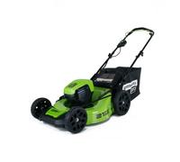 GREENWORKS Tondeuse sans fil GD60LM46HPK4 - 60 V - 46 cm - 1 batterie 4 Ah + 1 chargeur - Vert